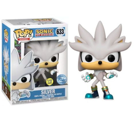 FUNKO POP Silver 633 - Sonic Edición Especial Brillante en la Oscuridad - 889698522496