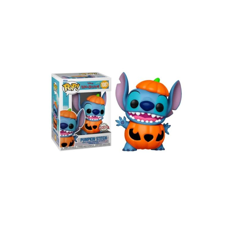 FUNKO POP Stitch de Calabaza 1087 - Lilo y Stitch Edición Especial - 889698581844