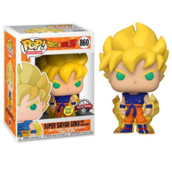 FUNKO POP Super Saiyan Goku 860 - Dragon Ball Z Edición Especial Brillante en la Oscuridad - 889698503372