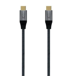 Cable USB 3.2 Tipo C/M a USB Tipo C/M - 2m · Gris