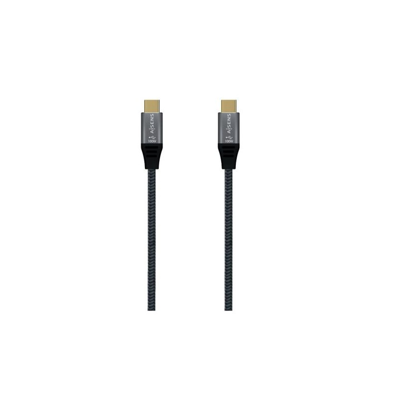 Cable USB 3.2 Tipo C/M a USB Tipo C/M - 2m · Gris