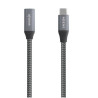 Cable USB 3.2 Tipo C/M a USB Tipo C/H - 2m · Gris