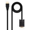 Cable Conversor HDMI/M a VGA/M - 1.8m · Negro