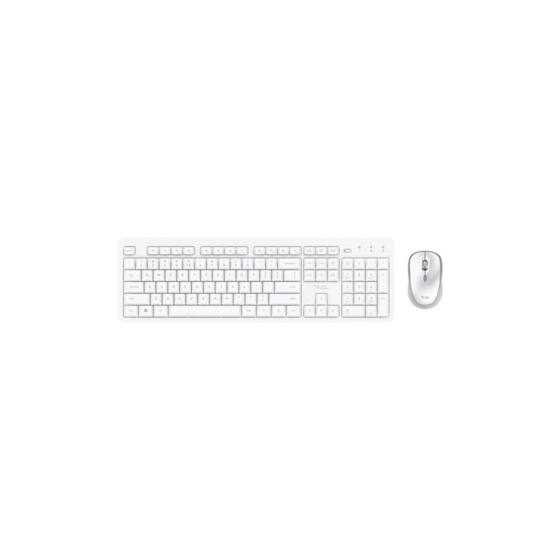 Pack Inalámbrico TRUST Ody II - USB · Teclado y Ratón · Blanco