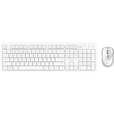 Pack Inalámbrico TRUST Ody II - USB · Teclado y Ratón · Blanco