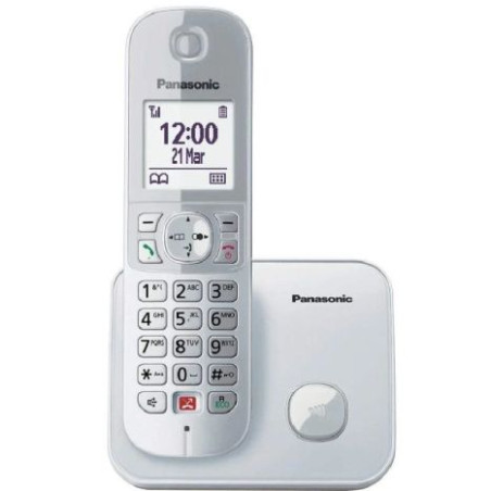 Teléfono PANASONIC KX-TG6851SPS - Botón de Call Block · Plata