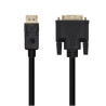 Cable Conversor Displayport/M a DVI/M - 2m · Negro