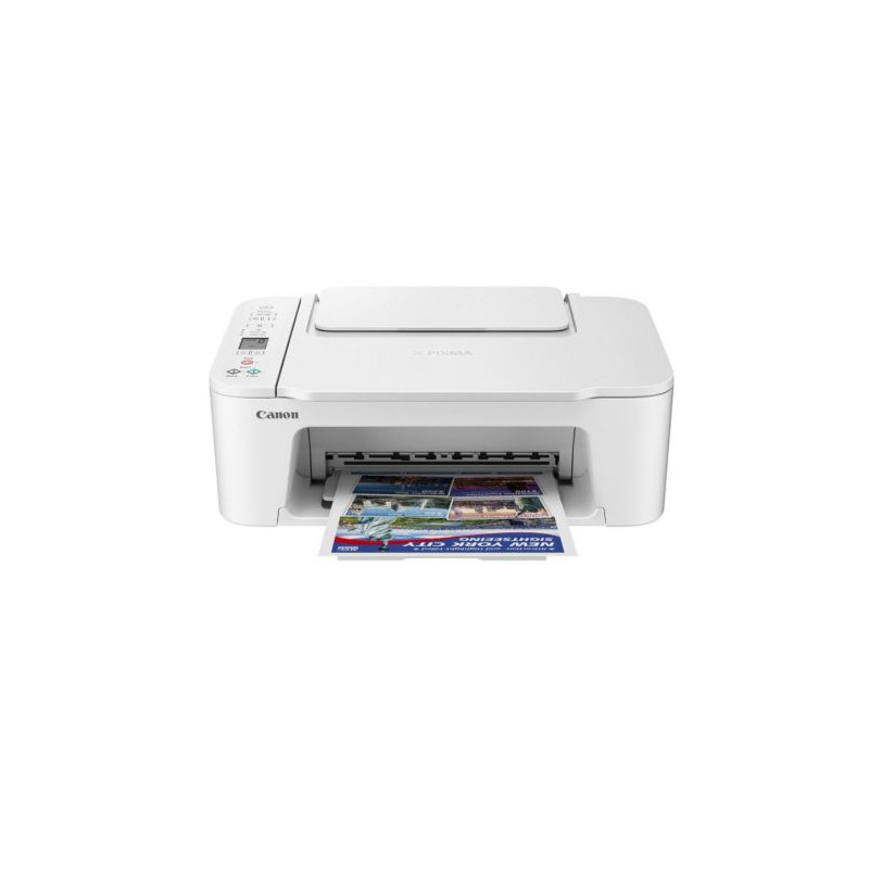 Impresora Multifunción Tinta CANON TS3751I Color - Dúplex · 7.7ppm · 4800x1200 · 600ppp · USB/WiFi · Blanco - Cartuchos PG575...