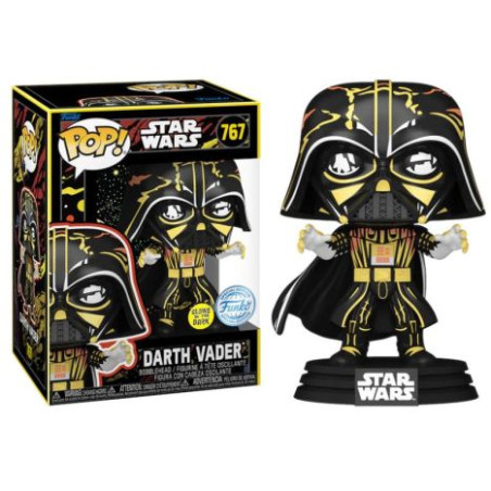 FUNKO POP Darth Vader 767 - Star Wars Edición Especial Brillante en la Oscuridad - 889698849821
