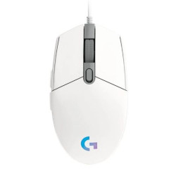Ratón con Cable LOGITECH G102 - USB · 1000DPI · Blanco