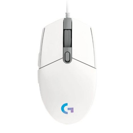 Ratón con Cable LOGITECH G102 - USB · 1000DPI · Blanco