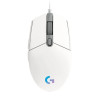 Ratón con Cable LOGITECH G102 - USB · 1000DPI · Blanco