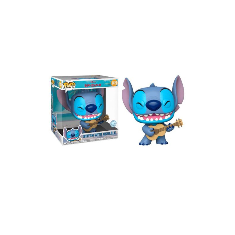 FUNKO POP Stitch con Ukelele 1419 - Lilo y Stitch Edición Especial 25cm - 889698767866