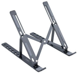 Soporte Elevador para Portátil TOOQ TQLRS0035-AL-G - 7 Niveles de Altura · Plegable · Gris