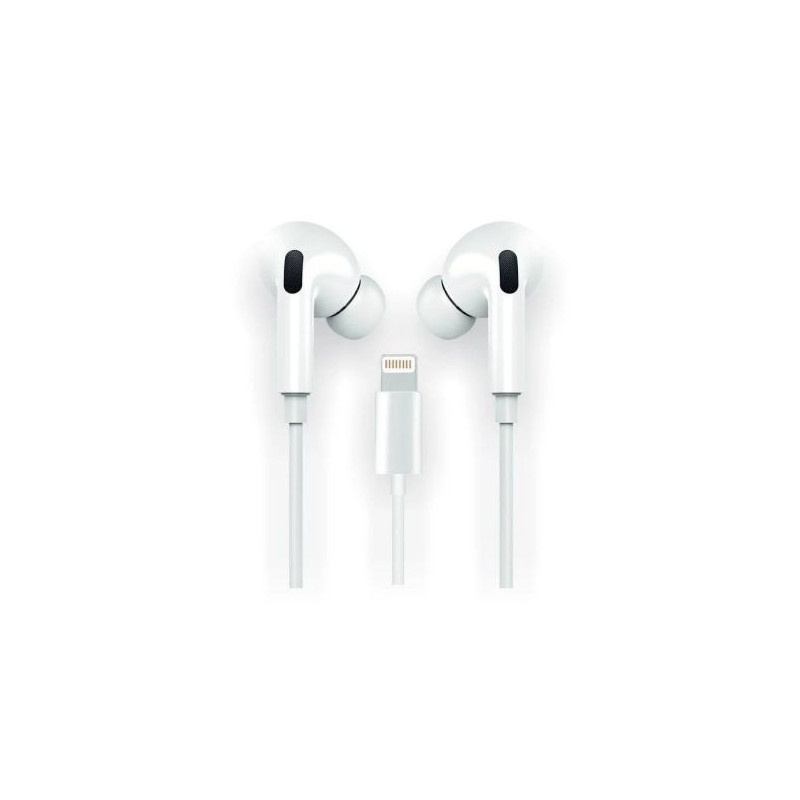 Auriculares con Cable TECH ONE TECH TEC1202 - Lightning · Micrófono · Blancos
