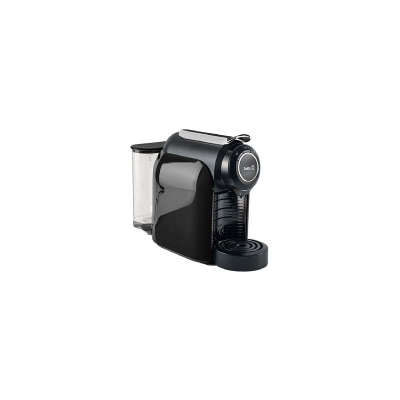 Cafetera de Capsulas DELTA Qool Evolution - 1L · 1200W · Deposito 10 Capsulas · Negro