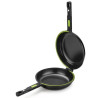 Sartén Dupla para Tortillas BRA Prior A121465 · 24cm · Aluminio Fundido · Apta Inducción