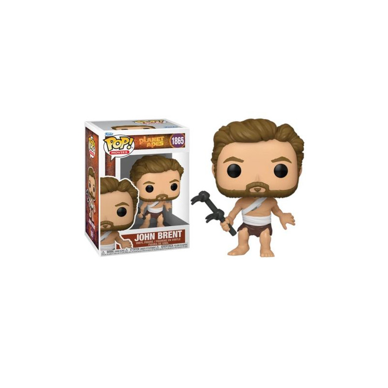 FUNKO POP John Brent 1865 - El Planeta de los Simios - 889698834506