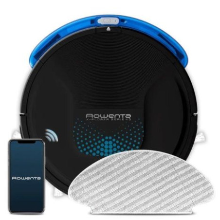 Robot Aspirador ROWENTA Explorer Serie 45 RR8275WH - Mop/Friegasuelos · WiFi · Bat. 2