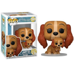 FUNKO POP Lady con Puppy 1553 - La Dama y el Vagabundo - 889698835688