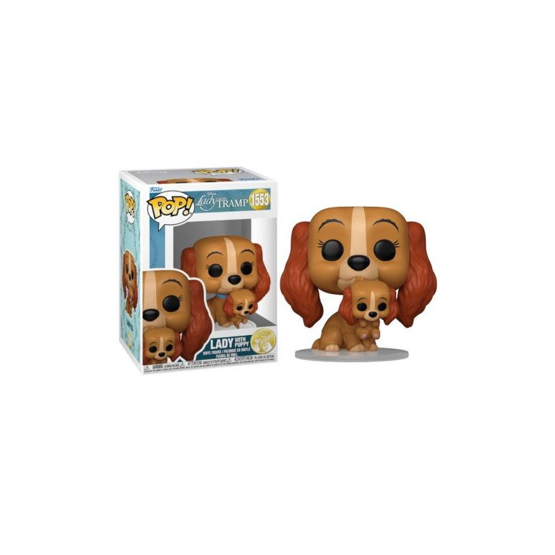 FUNKO POP Lady con Puppy 1553 - La Dama y el Vagabundo - 889698835688