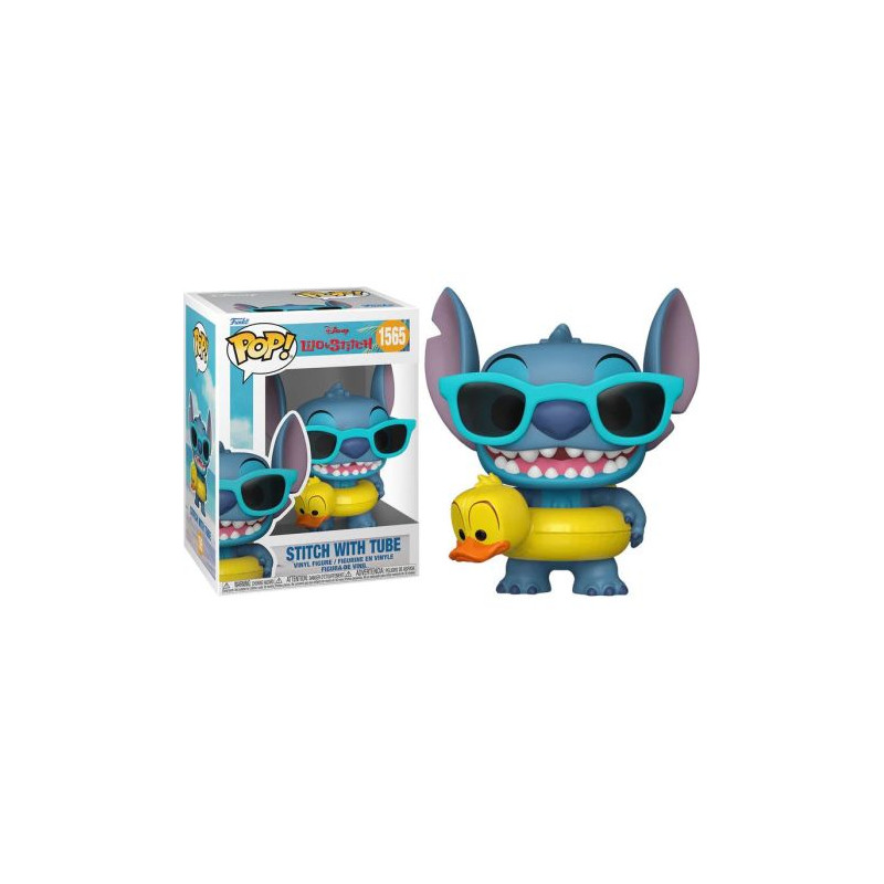 FUNKO POP Stitch con Flotador 1565 - Lilo y Stitch - 889698862776
