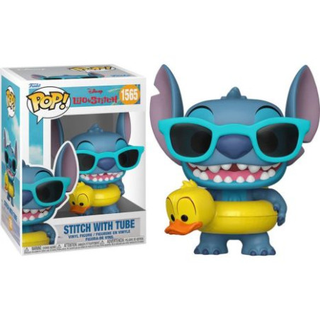 FUNKO POP Stitch con Flotador 1565 - Lilo y Stitch - 889698862776