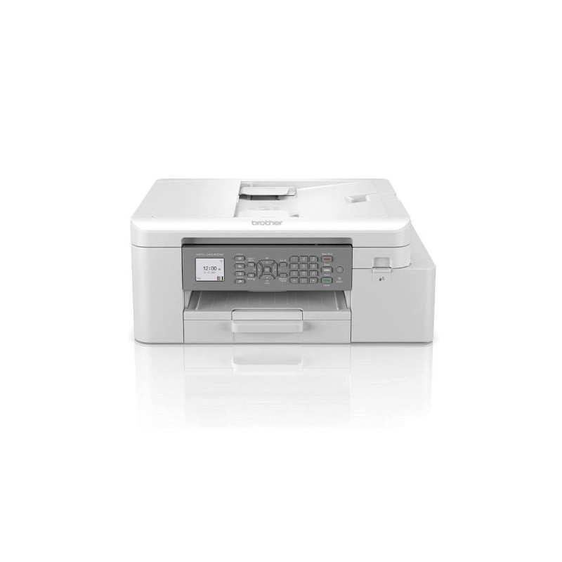 Impresora Multifunción Tinta BROTHER MFC-J4340DWE Color - Dúplex · 20ppm · 1200x4800 · 1200ppp · USB/WiFi · Blanco - Cartucho...