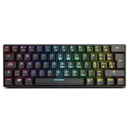 Teclado Gaming Mecánico Inalámbrico KROM Kluster - BT · USB · RGB · Negro