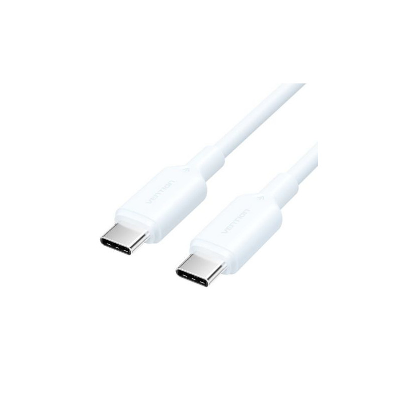 Cable USB 2.0 Tipo C/M a USB Tipo C/M - 1m · Blanco