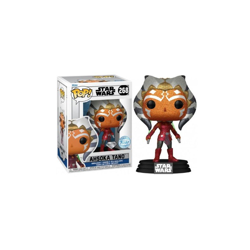 FUNKO POP Ahsoka Tano 268 - Star Wars Edición Especial Brillante - 889698780094