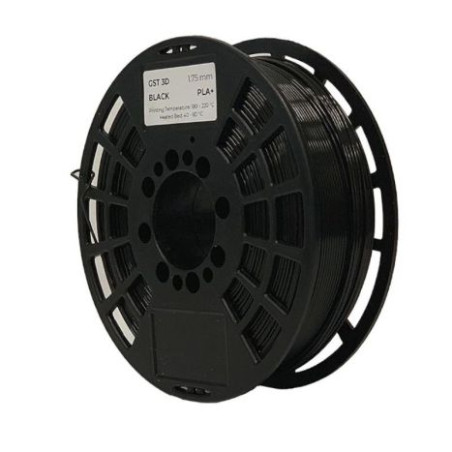 Filamento 3D GST3D PLA 1.75mm 1Kg Negro - GST3D-BLACK