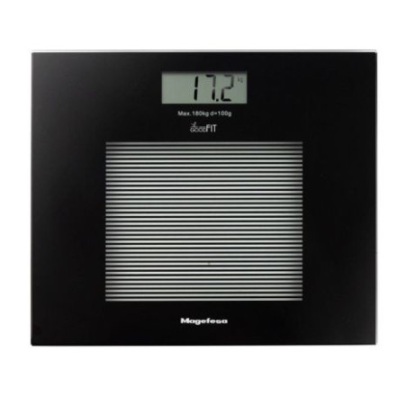 Báscula de Baño MAGEFESA Goodfit MGF1500 - Hasta 180Kg · Negro