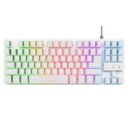 Teclado Gaming TRUST GXT833 Thado - USB 2.0 · Cable 150cm · RGB · Blanco