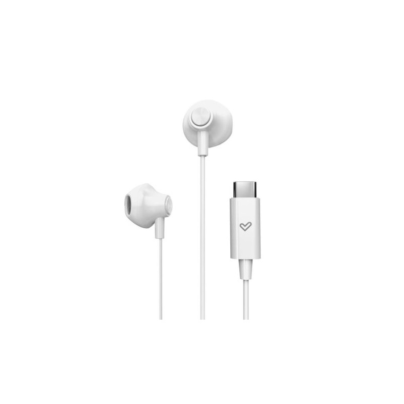 Auriculares con Cable ENERGY SISTEM EasyPods - USB Tipo C · Microfono · Blancos