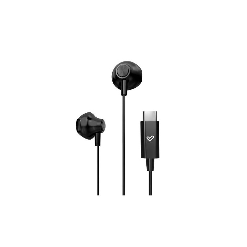 Auriculares con Cable ENERGY SISTEM EasyPods - USB Tipo C · Microfono · Negro