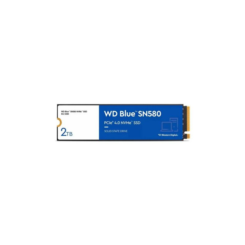 Disco Duro Interno SSD WESTER DIGITAL Blue SN580 WDS200T3B0E - 2TB · M.2