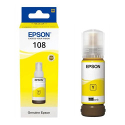 Botella Original EPSON 108 Amarillo - C13T09C44A [PAG-7200] [ML-70]