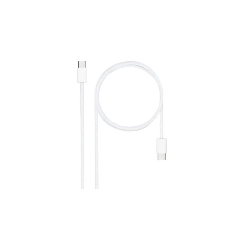Cable USB 2.0 Tipo C/M a USB Tipo C/M - 2m · Blanco