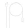 Cable USB 2.0 Tipo C/M a USB Tipo C/M - 2m · Blanco