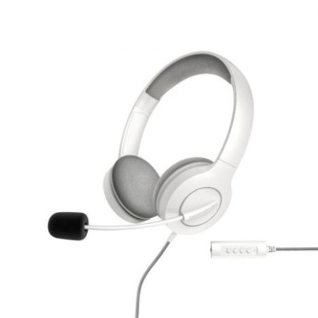 Auriculares Diadema con Cable ENERGY SISTEM Office 3 - Jack 3.5mm · USB · Microfono · Blanco