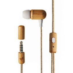 Auriculares con Cable ENERGY SISTEM Eco Cherry Wood - Jack 3.5mm · Microfono · Madera de Cerezo Natural