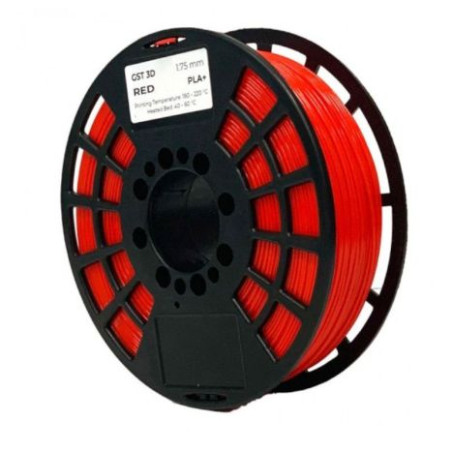 Filamento 3D GST3D PLA 1.75mm 1Kg Rojo - GST3D-RED