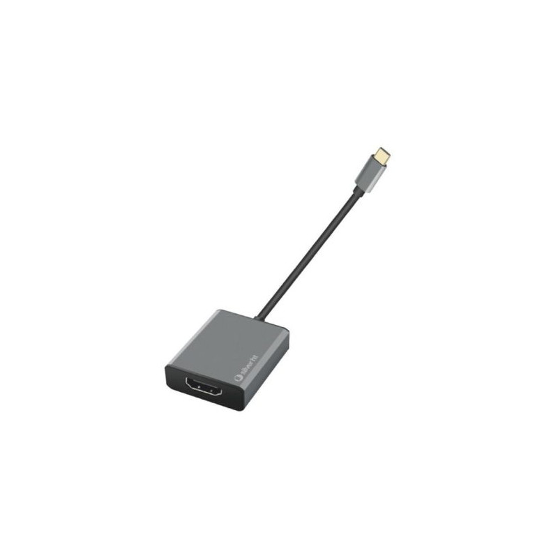 Adaptador USB Tipo C a HDMI 4K - 0.10cm · Gris
