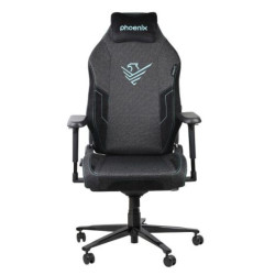 Silla Gaming PHOENIX Monarch - Diseño Ergonómico · Tela · Talla XL · Negro