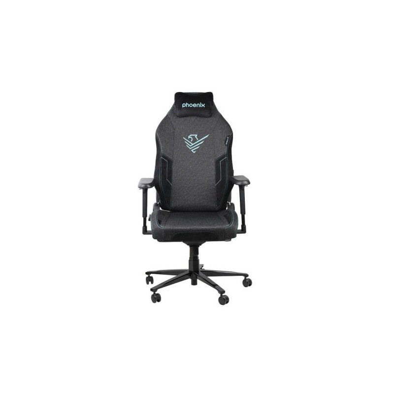 Silla Gaming PHOENIX Monarch - Diseño Ergonómico · Tela · Talla XL · Negro