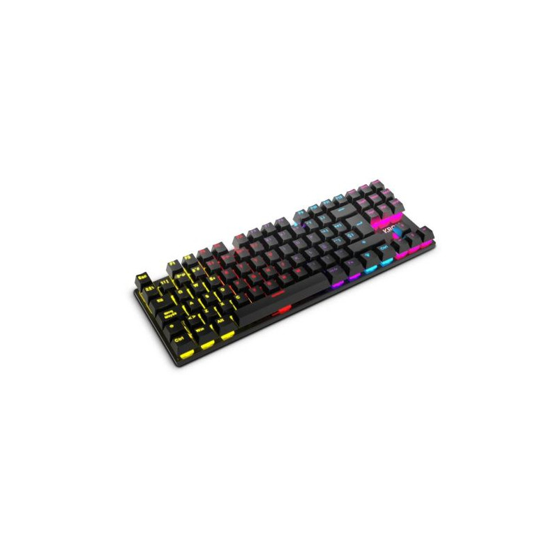 Teclado Gaming Mecánico con Cable  KROM Kasic - USB · Cable 150cm · RGB · Negro