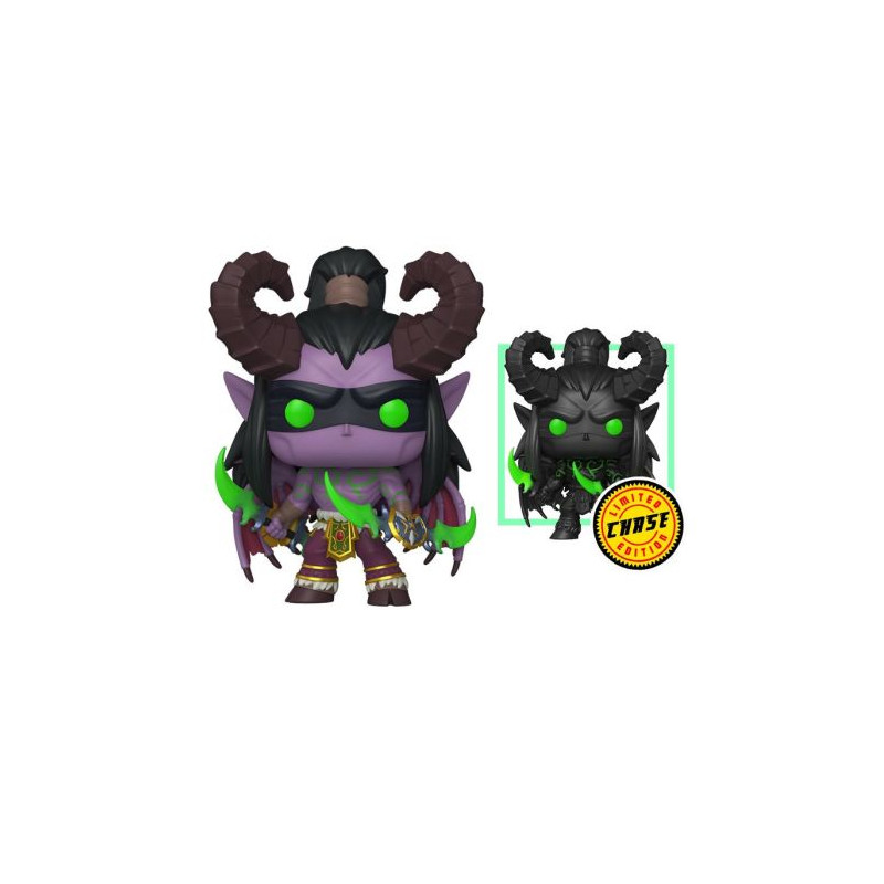 FUNKO POP Illidan 1101 - World of Warcraft Opción Chase Aleatoria - 889698861083