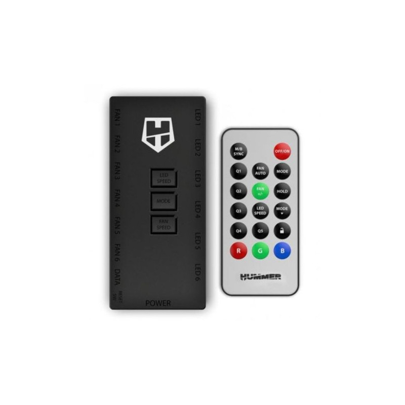 Controlador Remoto para Ventilador NOX Hummer Hub - ARGB - 6A