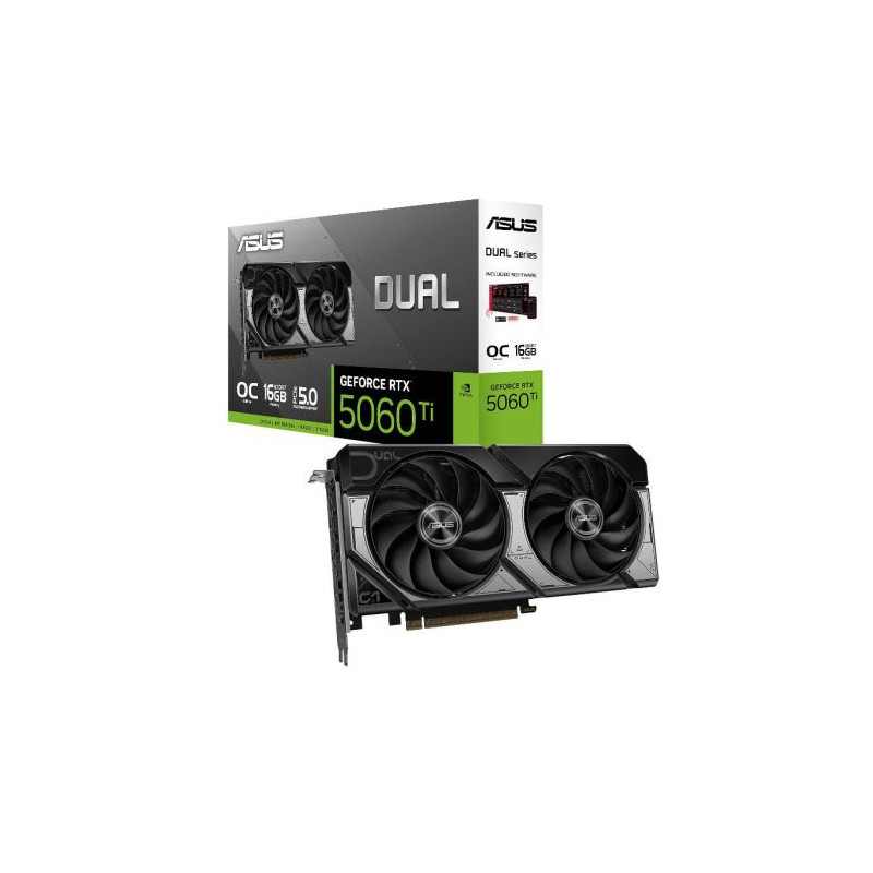 Tarjeta Gráfica ASUS Dual GeForce RTX 5060 16GB GDDR7 - 90YV0MH0-M0NA00